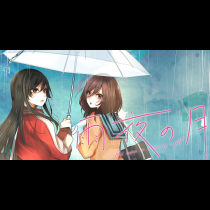 雨夜の月